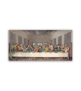 Poster con l'immagine dell'Ultima Cena di Leonardo