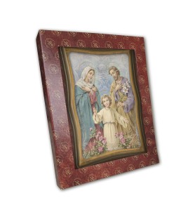 Quadretto anticato della Sacra Famiglia