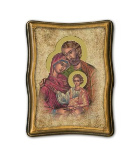 Quadretto anticato della Sacra Famiglia