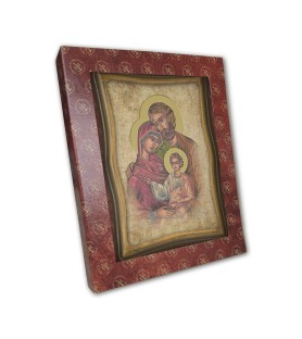 Quadretto anticato della Sacra Famiglia