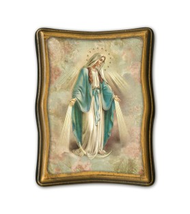 Quadretto anticato della Madonna Miracolosa