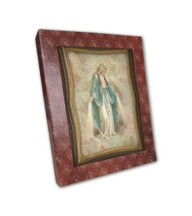 Quadretto anticato della Madonna Miracolosa