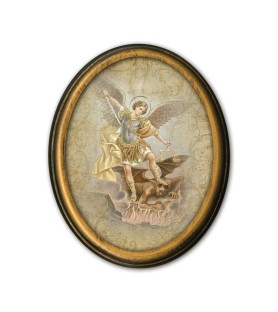 Quadretto ovale di San Michele Arcangelo
