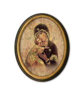 Quadretto ovale della Madonna della Tenerezza