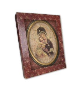 Quadretto ovale della Madonna della Tenerezza