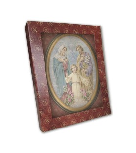 Quadretto ovale della Sacra Famiglia