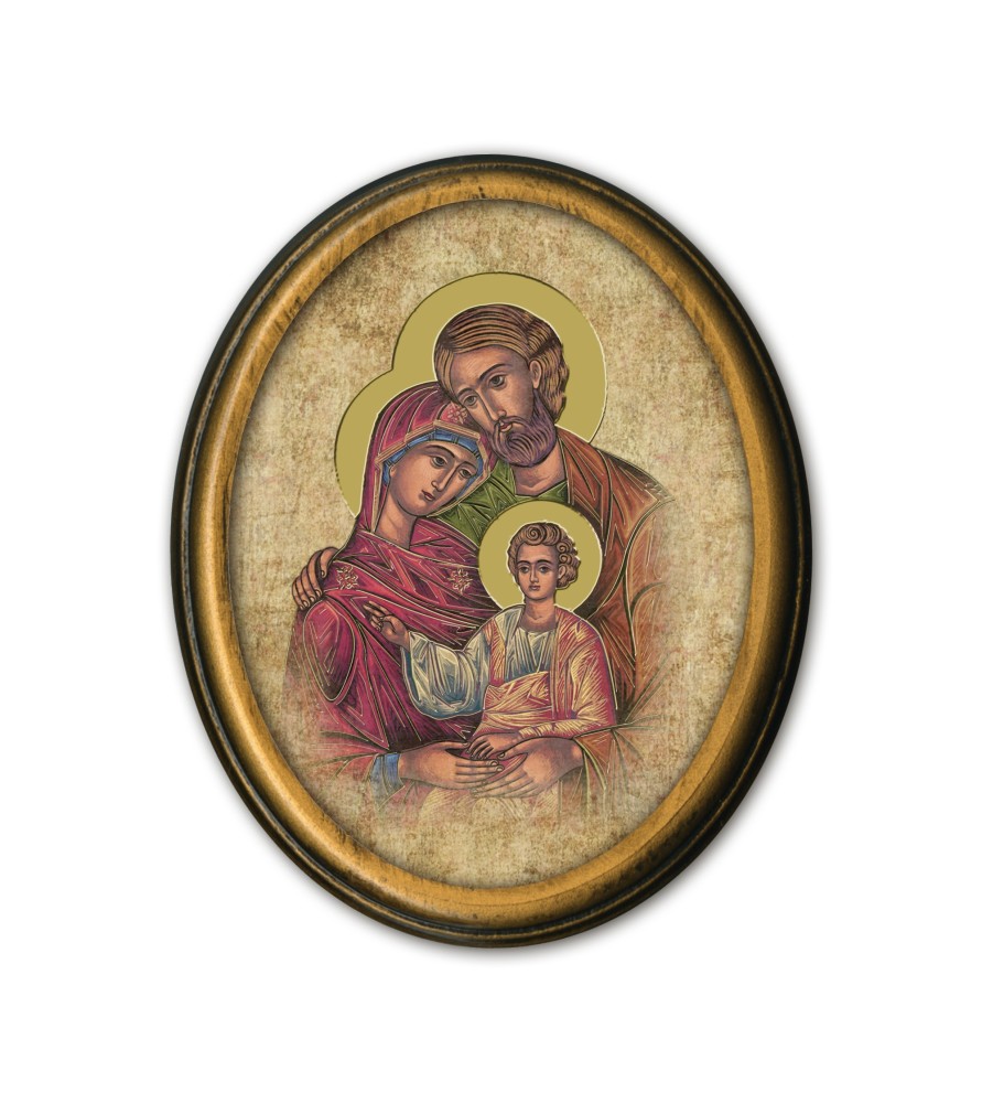 Quadretto ovale della Sacra Famiglia Quadretto ovale della Sacra Famiglia