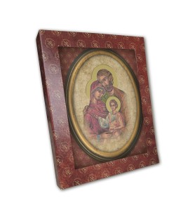 Quadretto ovale della Sacra Famiglia