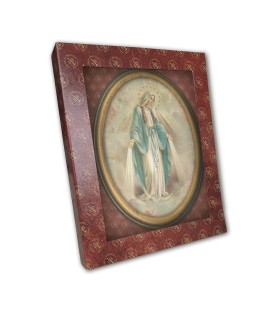 Quadretto ovale della Madonna Miracolosa