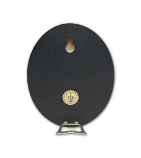 Quadretto ovale dell'Angelo con lanterna