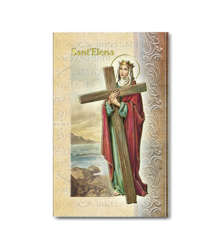 Biglietto con biografia e preghiera a Sant'Elena in confezione da 20 pezzi Biglietto con biografia e preghiera a Sant'Elena in confezione da 20 pezzi