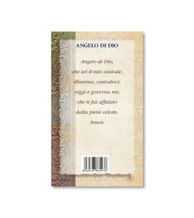 Biglietto con biografia e preghiera all'Angelo Custode in confezione da 20 pezzi