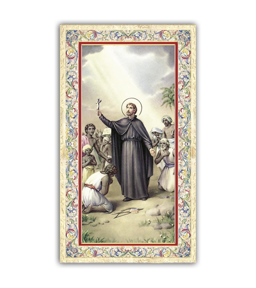 Pacchetto da 100 copie di: Santino Santi Pietro e Paolo con preghiera e finiture in oro a caldo Pacchetto da 100 copie di: Santino Santi Pietro e Paolo con preghiera e finiture in oro a caldo