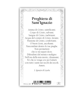 Pacchetto da 100 copie di: Santino Sant'Antonio Maria Claret con preghiera e finiture in oro a caldo