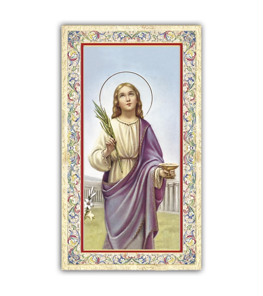 Pacchetto da 100 copie di: Santino San Paolo con preghiera e finiture in oro a caldo Pacchetto da 100 copie di: Santino San Paolo con preghiera e finiture in oro a caldo