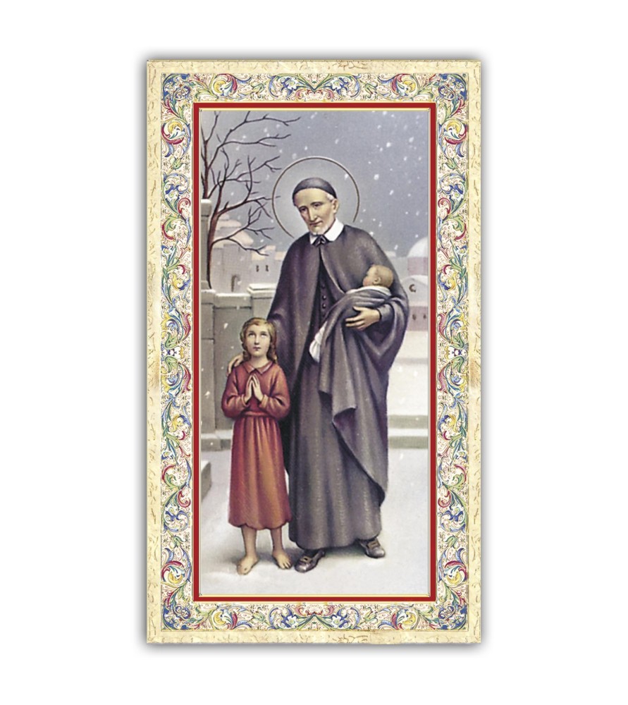 Pacchetto da 100 copie di: Santino Sant'Agnese con preghiera e finiture in oro a caldo Pacchetto da 100 copie di: Santino Sant'Agnese con preghiera e finiture in oro a caldo