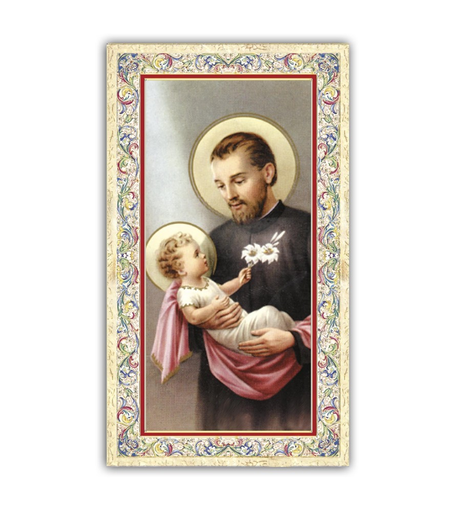 Pacchetto da 100 copie di: Santino San Giuda con preghiera e finiture in oro a caldo Pacchetto da 100 copie di: Santino San Giuda con preghiera e finiture in oro a caldo