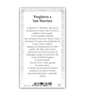 Pacchetto da 100 copie di: Santino San Giuda Taddeo con preghiera e finiture in oro a caldo