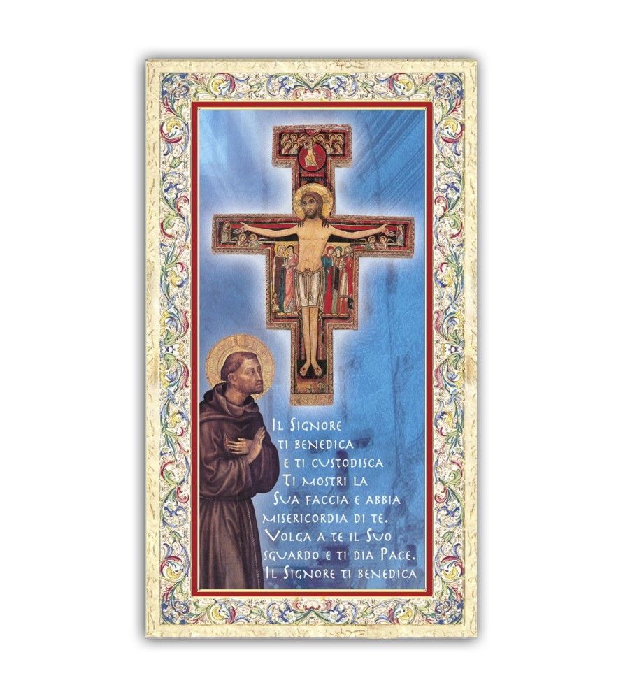 Pacchetto da 100 copie di: Santino Don Bosco con preghiera e finiture in oro a caldo Pacchetto da 100 copie di: Santino Don Bosco con preghiera e finiture in oro a caldo