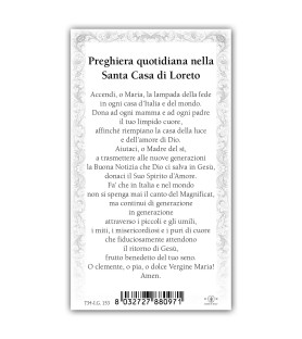 Pacchetto da 100 copie di: Santino Santi Cosma e Damiano con preghiera e finiture in oro a caldo