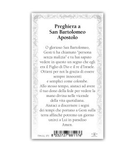 Pacchetto da 100 copie di: Santino San Roberto Bellarmino con preghiera e finiture in oro a caldo