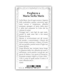 Pacchetto da 100 copie di: Santino Apparizione di Gesù Misericordioso a Suor Faustina con preghiera e finiture in oro a caldo