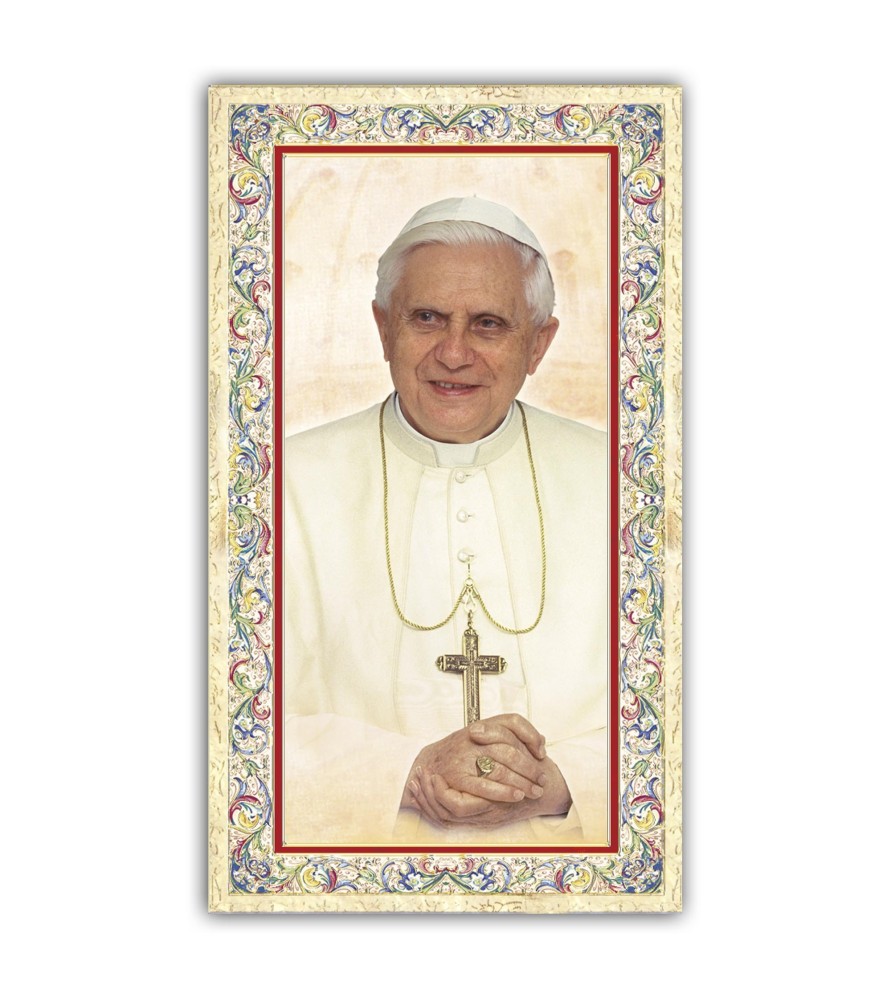Pacchetto da 100 copie di: Santino San Michele Arcangelo con preghiera e finiture in oro a caldo Pacchetto da 100 copie di: Santino San Michele Arcangelo con preghiera e finiture in oro a caldo