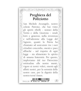 Pacchetto da 100 copie di: Santino Madonna di Fatima con i tre pastorelli con preghiera e finiture in oro a caldo