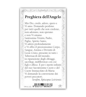 Pacchetto da 100 copie di: Santino Sant'Emilia de Vialar con preghiera e finiture in oro a caldo
