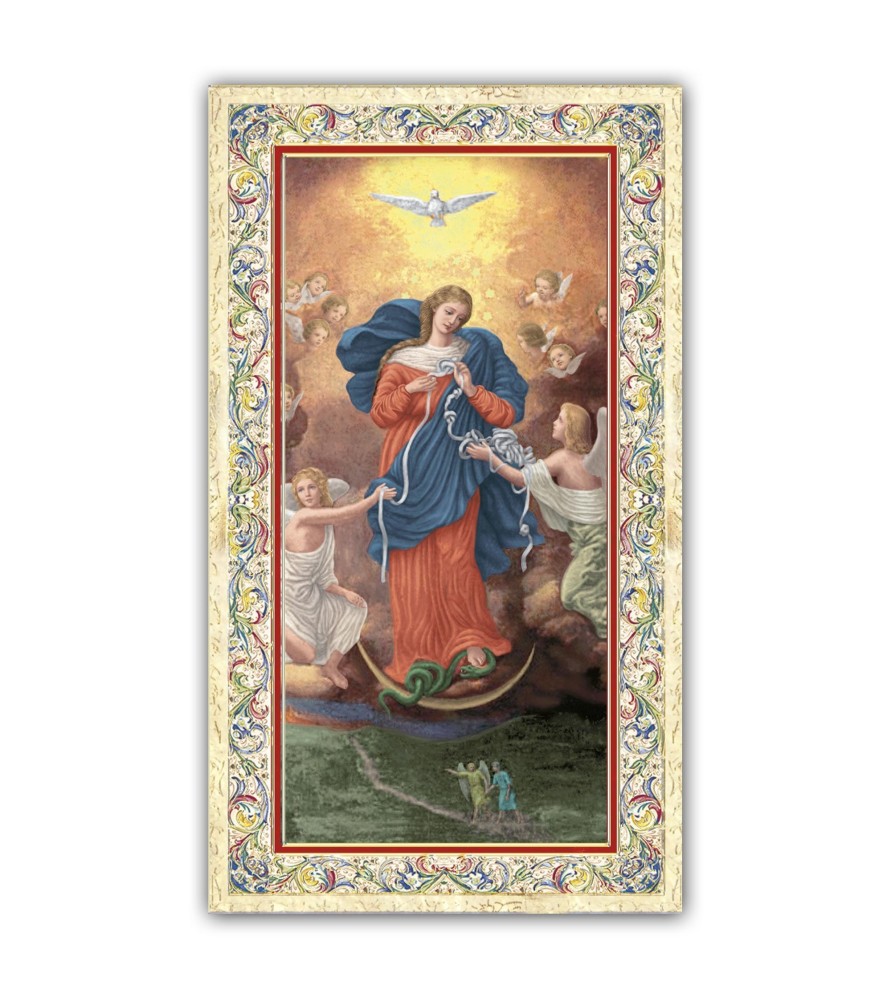 Pacchetto da 100 copie di: Santino con immagine del Paradiso con preghiera e finiture in oro a caldo Pacchetto da 100 copie di: Santino con immagine del Paradiso con preghiera e finiture in oro a caldo