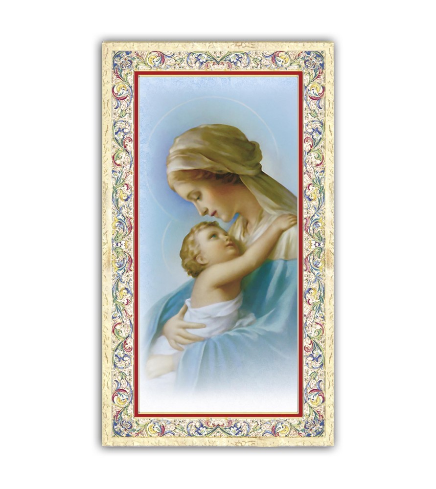 Pacchetto da 100 copie di: Santino San Giuseppe dormiente con preghiera e finiture in oro a caldo Pacchetto da 100 copie di: Santino San Giuseppe dormiente con preghiera e finiture in oro a caldo