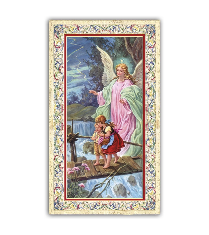 Pacchetto da 100 copie di: Santino Gesù con i bambini del mondo con preghiera e finiture in oro a caldo Pacchetto da 100 copie di: Santino Gesù con i bambini del mondo con preghiera e finiture in oro a caldo