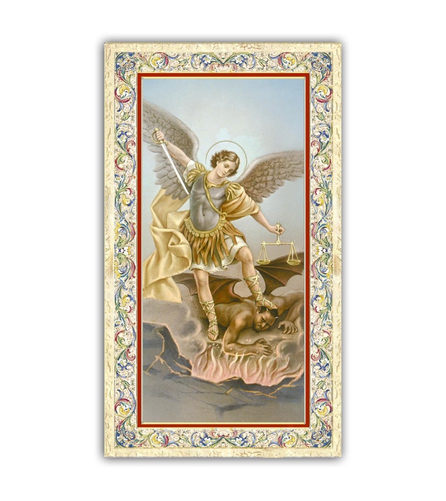 Pacchetto da 100 copie di: Santino Padre Pio con preghiera e finiture in oro a caldo Pacchetto da 100 copie di: Santino Padre Pio con preghiera e finiture in oro a caldo