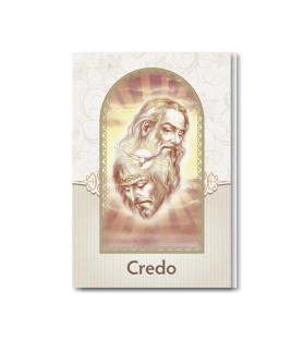 Pacco da 20 Biglietti in carta perlata con il Credo