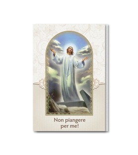 Pacco da 20 Biglietti in carta perlata con Non piangere per me!