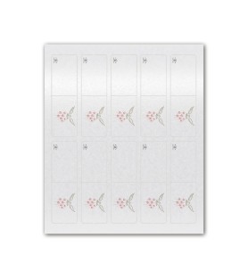 Confezione da 10 Kit per bomboniera fai da te in carta perlata per la Cresima