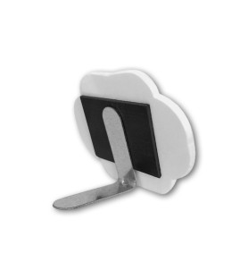 Soprammobile magnetico sagomato in resina porcellanata con presepe per bambini