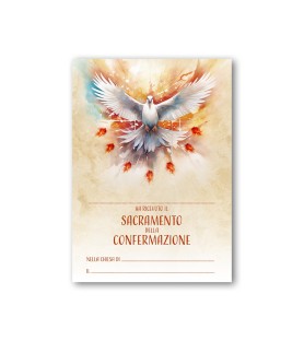 Croce in MDF con simbologia eucaristica di Cresima