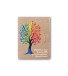 Notepad con segnapagine adesivi raffigurante l'albero della vita