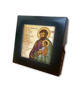 Piastrella di San Giuseppe 10 x 10 cm in scatola regalo