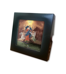Piastrella di Maria che scioglie i nodi 10 x 10 cm in scatola regalo