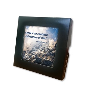 Piastrella con frase ispirazionale 10 x 10 cm in scatola regalo