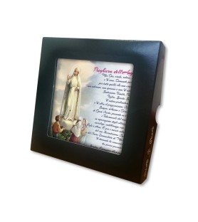 Piastrella della Madonna di Fatima 10 x 10 cm in scatola regalo