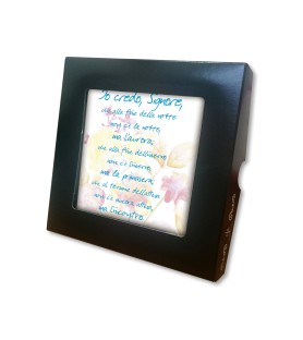 Piastrella con il Credo 10 x 10 cm in scatola regalo
