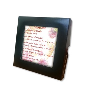 Piastrella con l'Amicizia 10 x 10 cm in scatola regalo