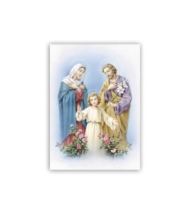 Mini poster con la Sacra Famiglia