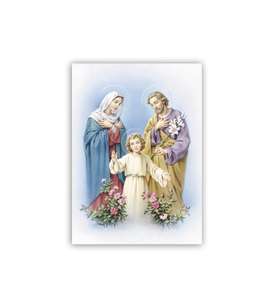 Mini poster con la Sacra Famiglia Mini poster con la Sacra Famiglia