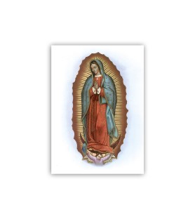 Mini poster con la Madonna di Guadalupe