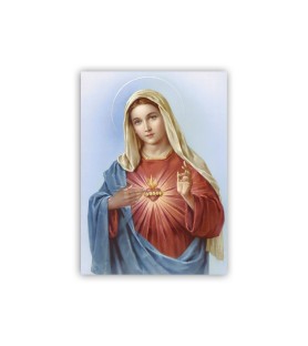 Mini poster con il Cuore Immacolato di Maria