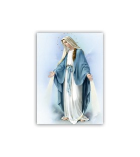 Mini poster con la Madonna Miracolosa